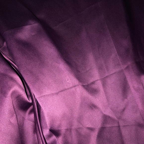 MERMAID SATIN SLEEVELESS V-NECK WEDDING/PROM PARTY DRESS - Picture 11 of 11